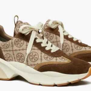 SZ 7.5 Tory Burch T Monogram Good Luck Trainer shoe